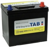 Аккумулятор ТАБ Polar EFB  JIS MF 6 СТ 60Ah 600A о.п. 