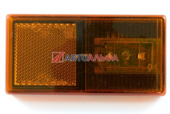 Фонарь боковой габаритный 24В. желтый светодиодный КАМАЗ, МАЗ, УРАЛ - Руденск